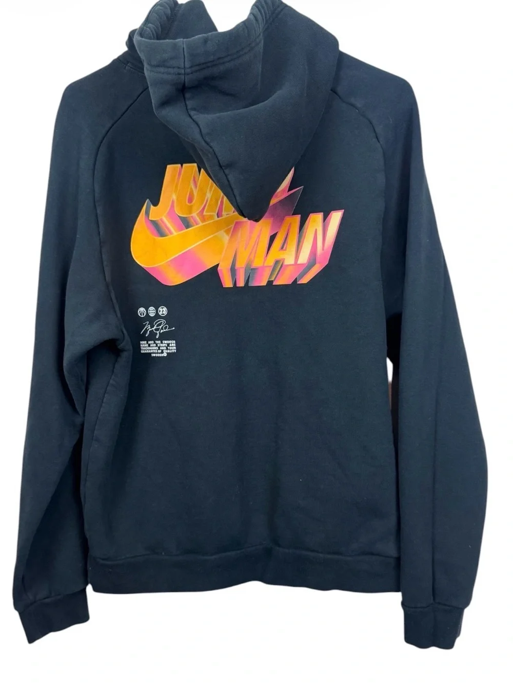 Jordan Jumpman Statement Fleece Pullover Hoodie in black S